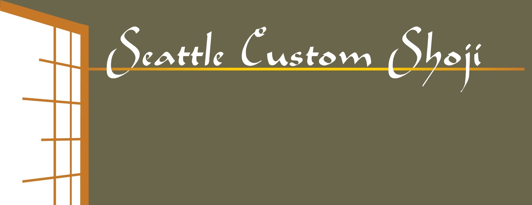 Seattle Custom Shoji Banner